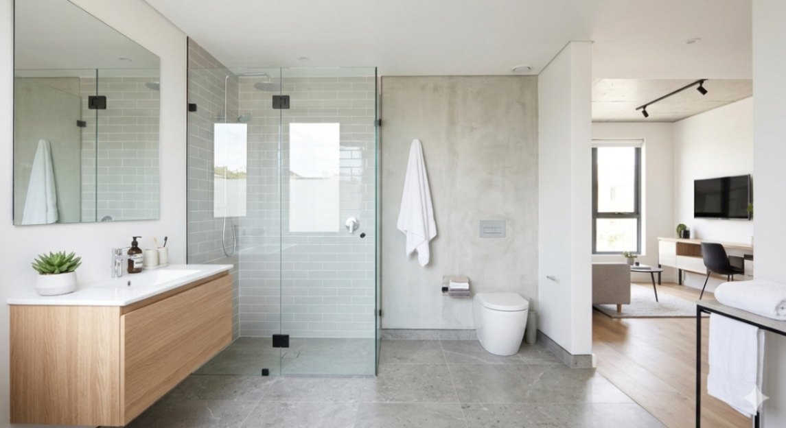 Small Bathroom Layout Ideas for Studio Apartments